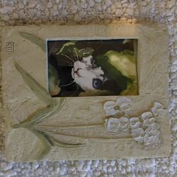 Floral Embossed Picture Frame