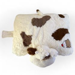 Chocolate milkshake cow pillow pet