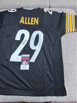 Brian Allen Signed Autograph Custom Jersey - JSA Coa - Pittsburgh Steelers