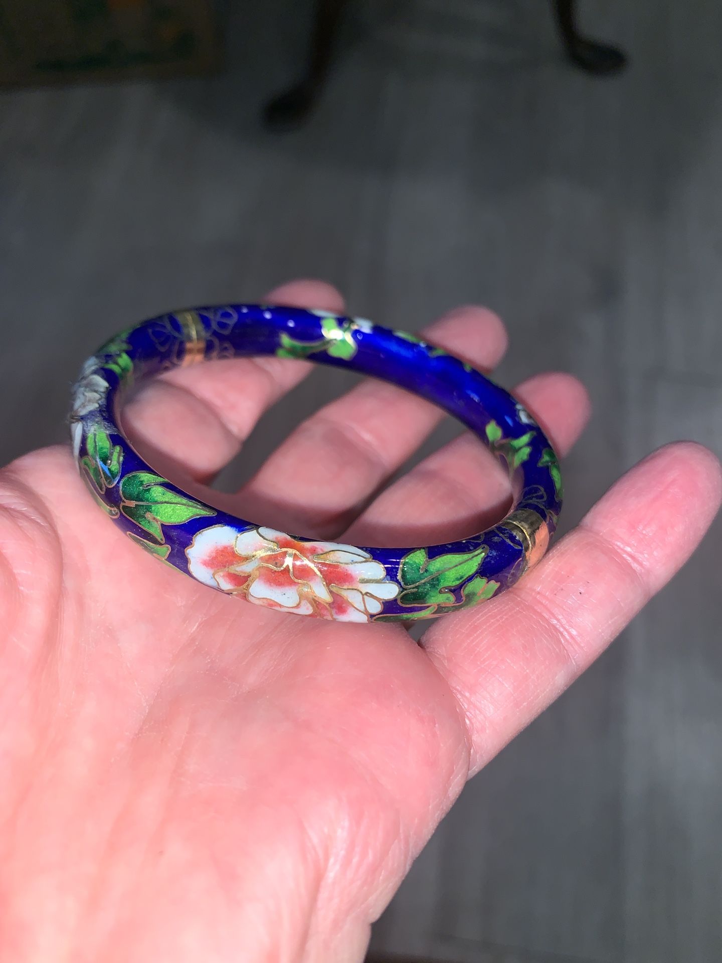 GORGEOUS VINTAGE CLOISONNÉ BRACELET