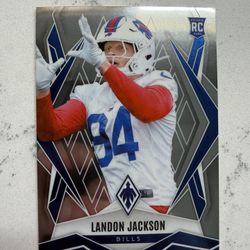 2025 Panini Phoenix Landon Jackson #210 Rookie RC Bills