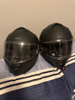 Bilt Full-Face Motorcycle Helmets – each his and hers