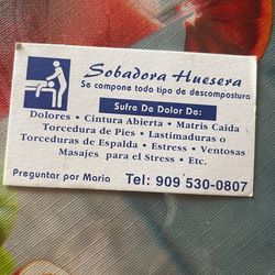 Sobadora Huesera
