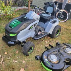 Ego 42In Lawn Tractor , Work Perfect.. No Battery.  2023. Like New