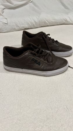 Men’s Fila Dark Brown Leather Sports Shoes