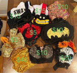 Various Halloween costumes