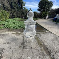White Bird Cage