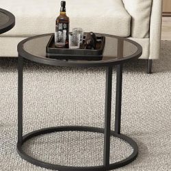 New Glass Side Table