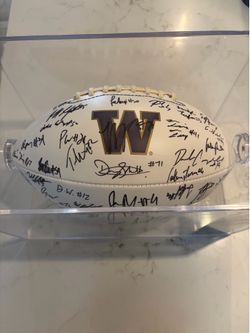 UW Team autograph Football 2013-14 Season