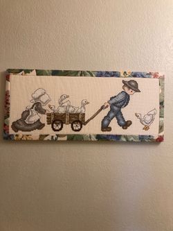 New - Panel Stitchery Picture