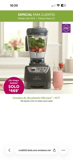 Licuadora de alta potencia 👉 princess house todo nuevo y con caja 📦