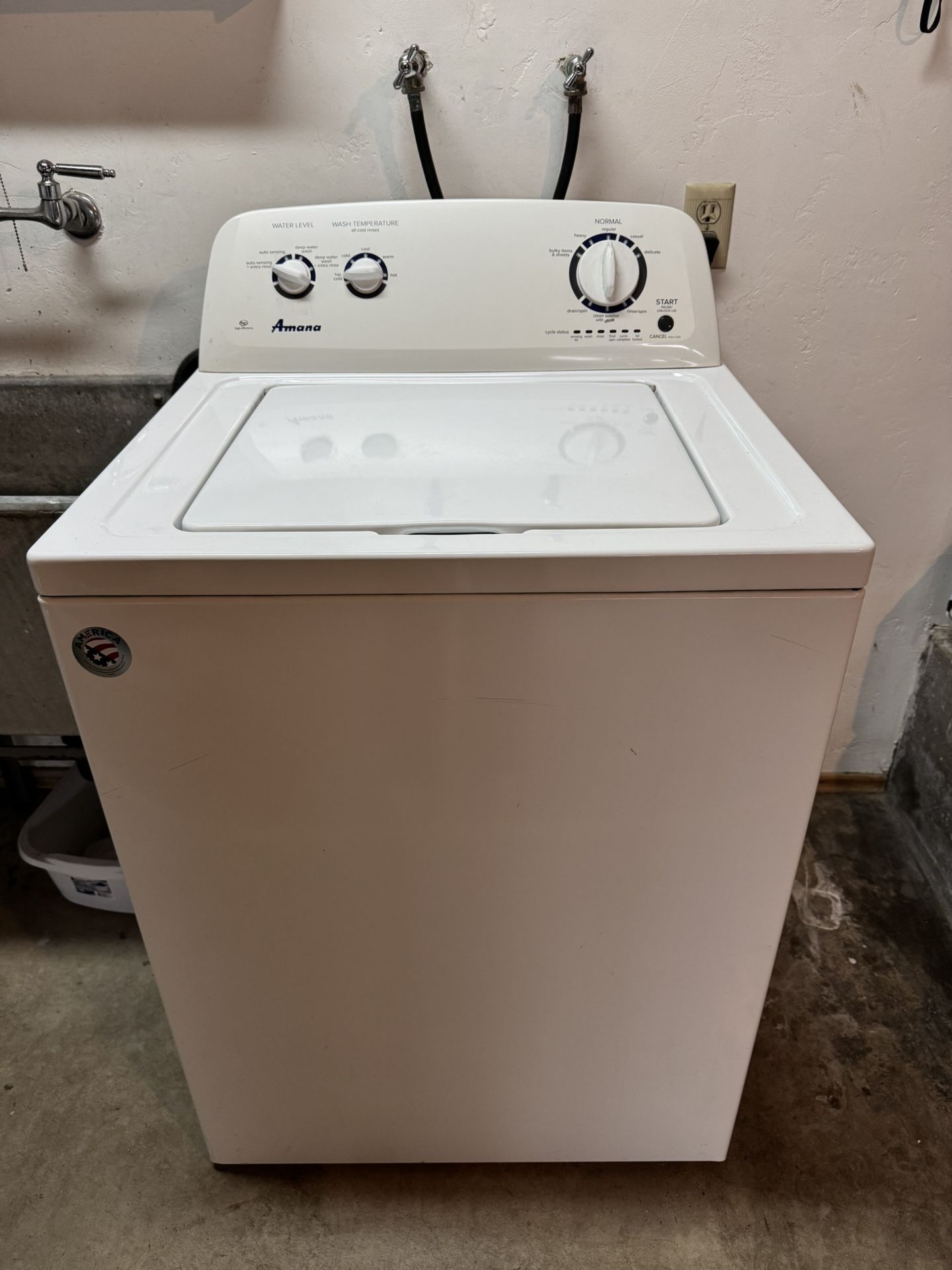 Washer and dryer