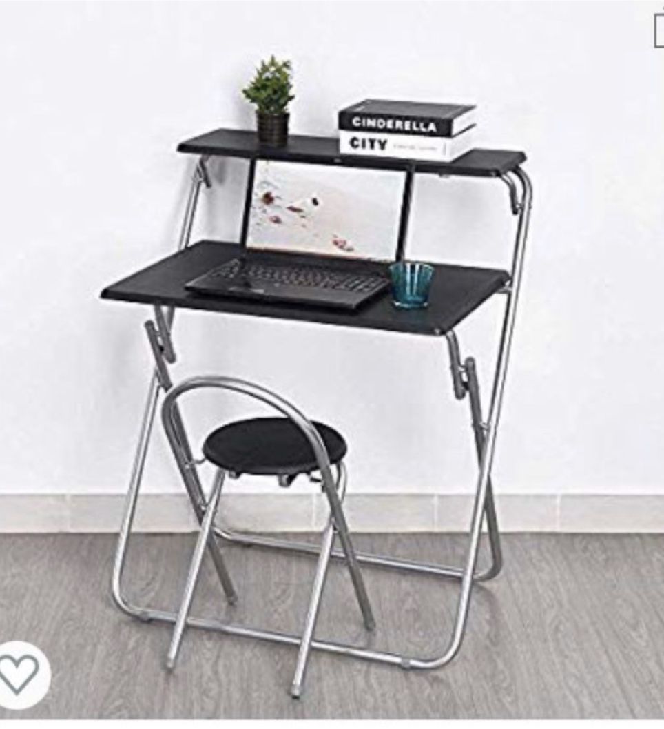 Computer desk set with chair