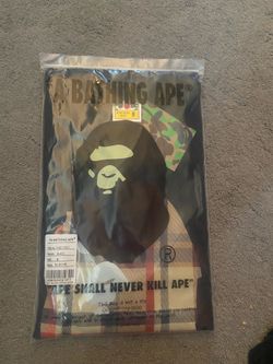 Burrberry x bape