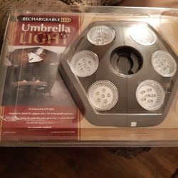 Rechargeable LED Umbrella Light