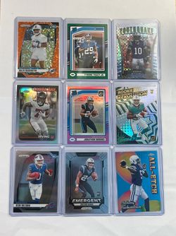 2024 NFL Rookie Card Lot 9pc - Keon Coleman Brooks Bucky Irving Richardson RC