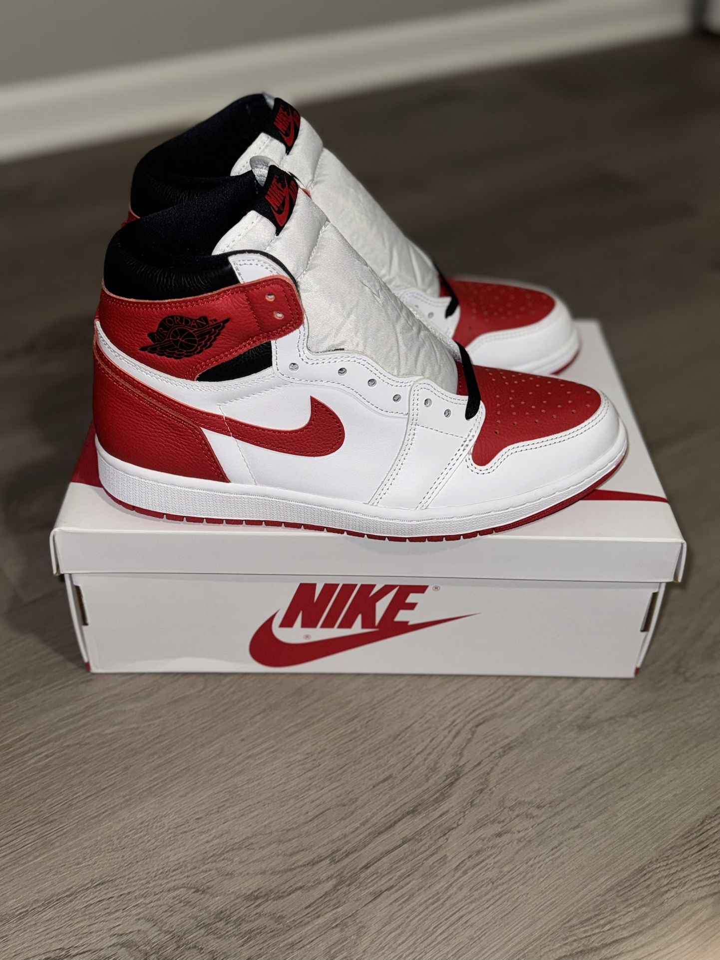 Red And White Jordan 1s Size 11