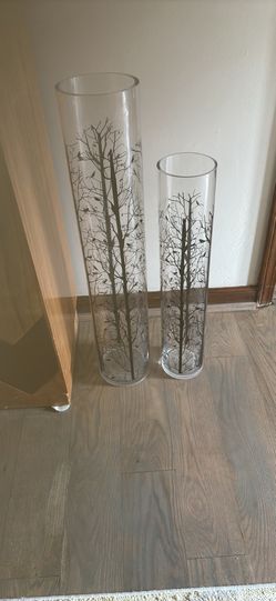 2 long vases