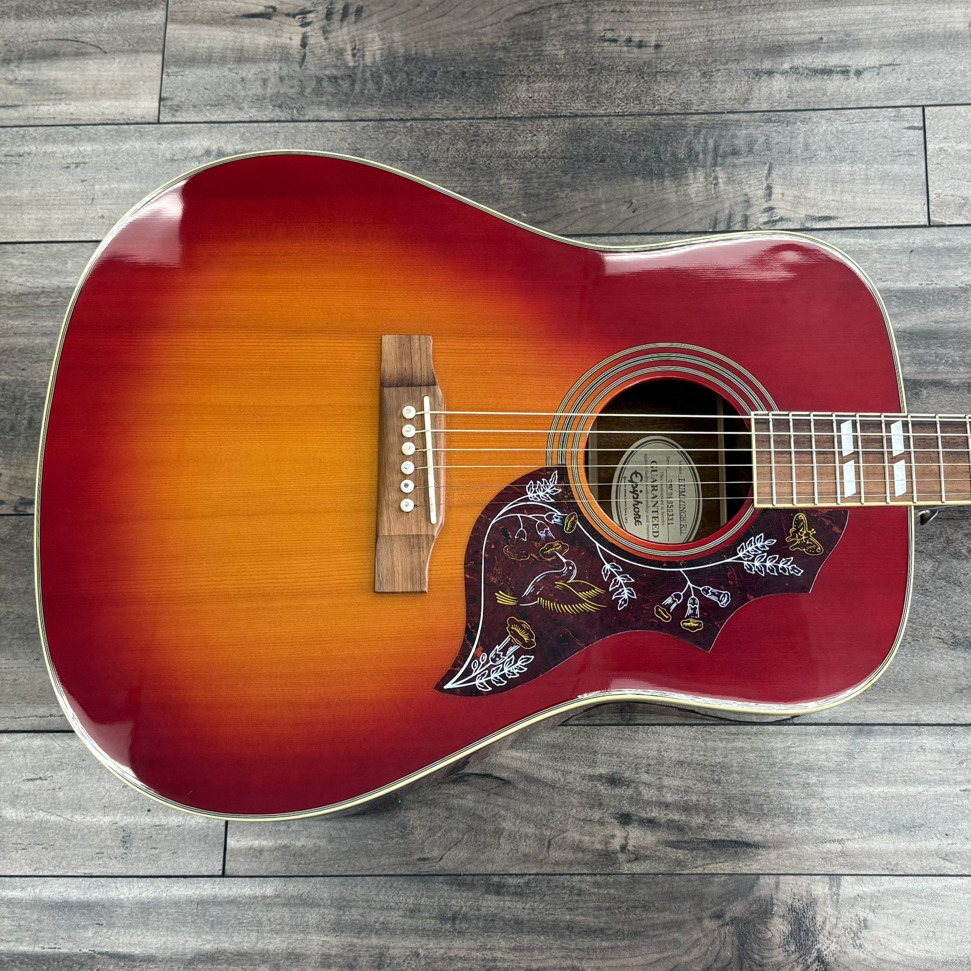 2006 Epiphone Hummingbird Acousitc Guitar