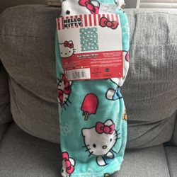NWT Hello Kitty Baby Blanket