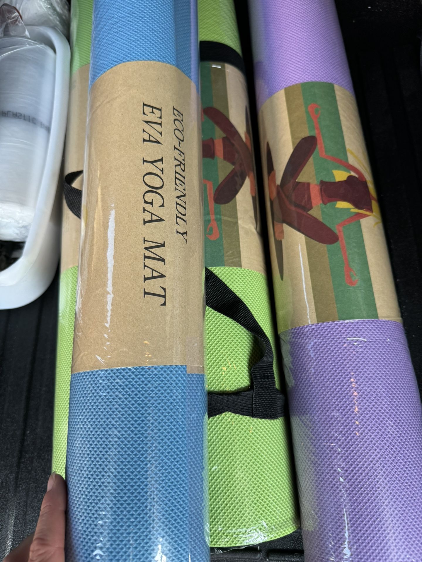 NEW - 4 ECO FRIENDLY YOGA MATS
