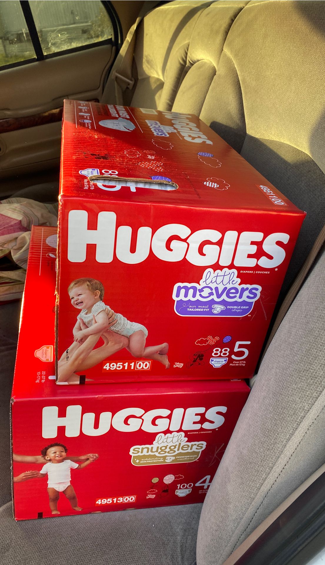 Diapers size 4 and 5