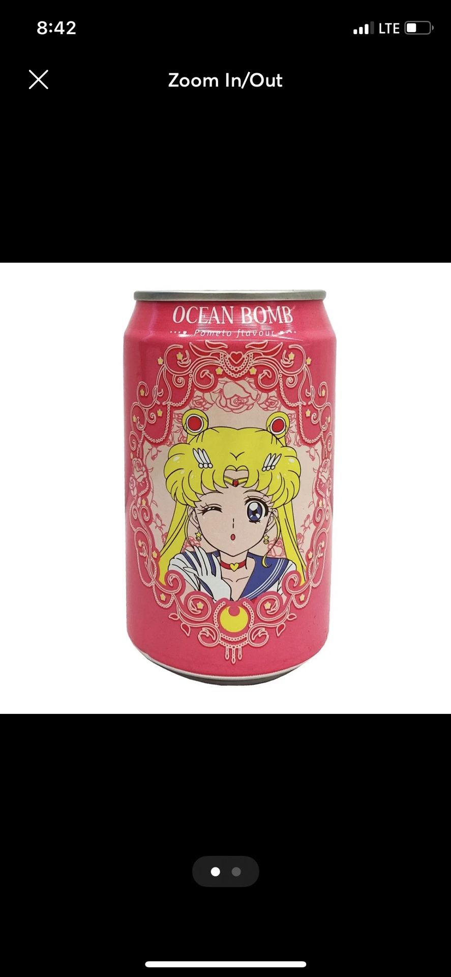 Sailor moon sparkling Water