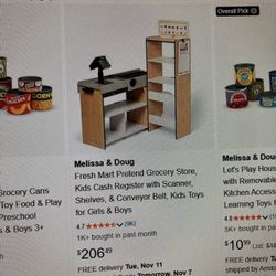 Melissa & Doug Solid Wood Grocery Store