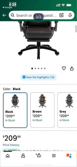 Need gone chair