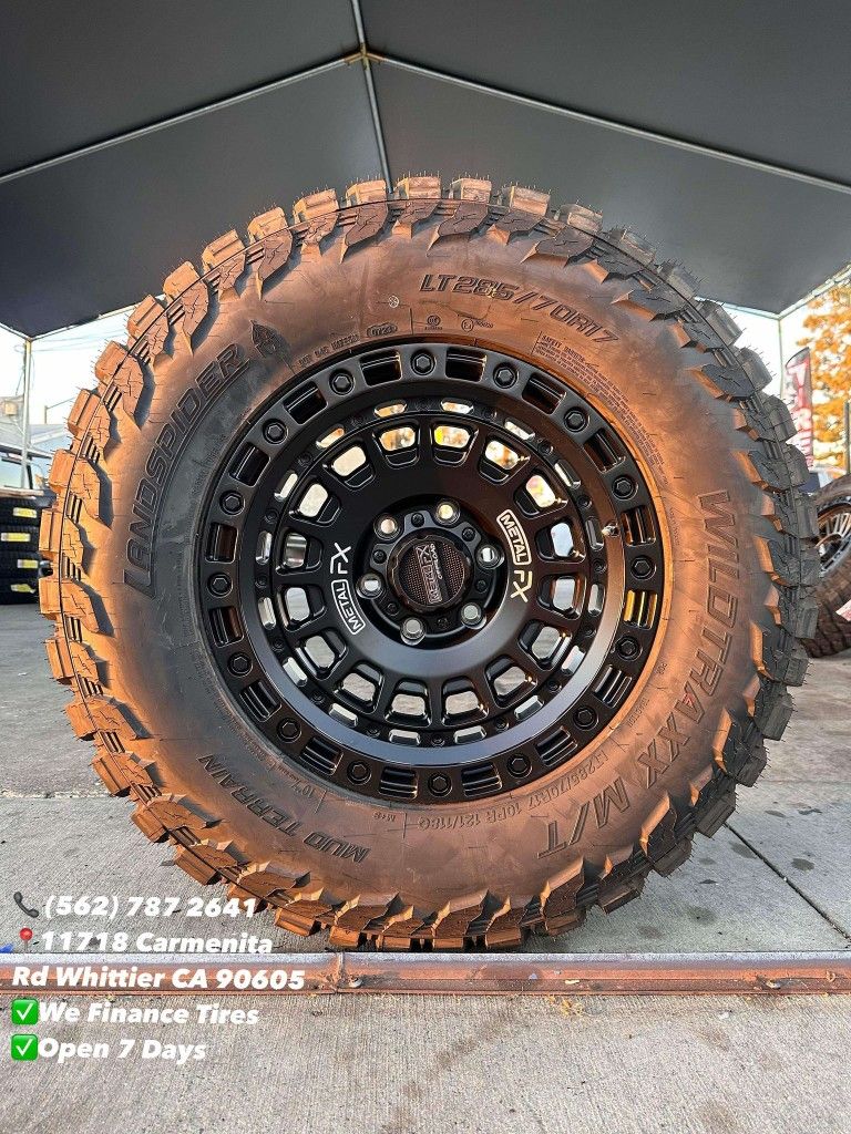 Off Road Wheel Hitman Satin Black 6x139.7 Matte Black 285/70R17 Mud Terrain