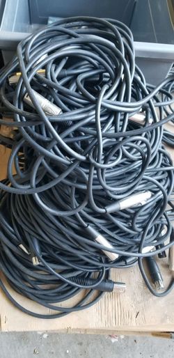 Mic cables vary in length great shape $5 a piece