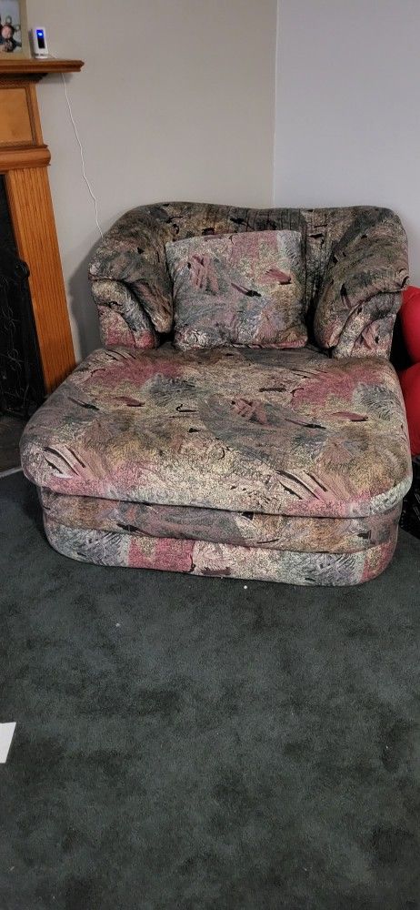 Sofa And Oversized Chair