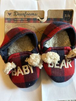 Dearfoam Slippers Size 5/6