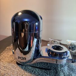 PUR Plus FM-3700B Faucet Mount Water Filter – Chrome – NEW Open Box w/ Filter & All Adapters
