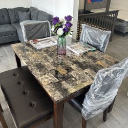 5-pc Dining Table 