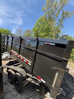 Brand new dump trailer