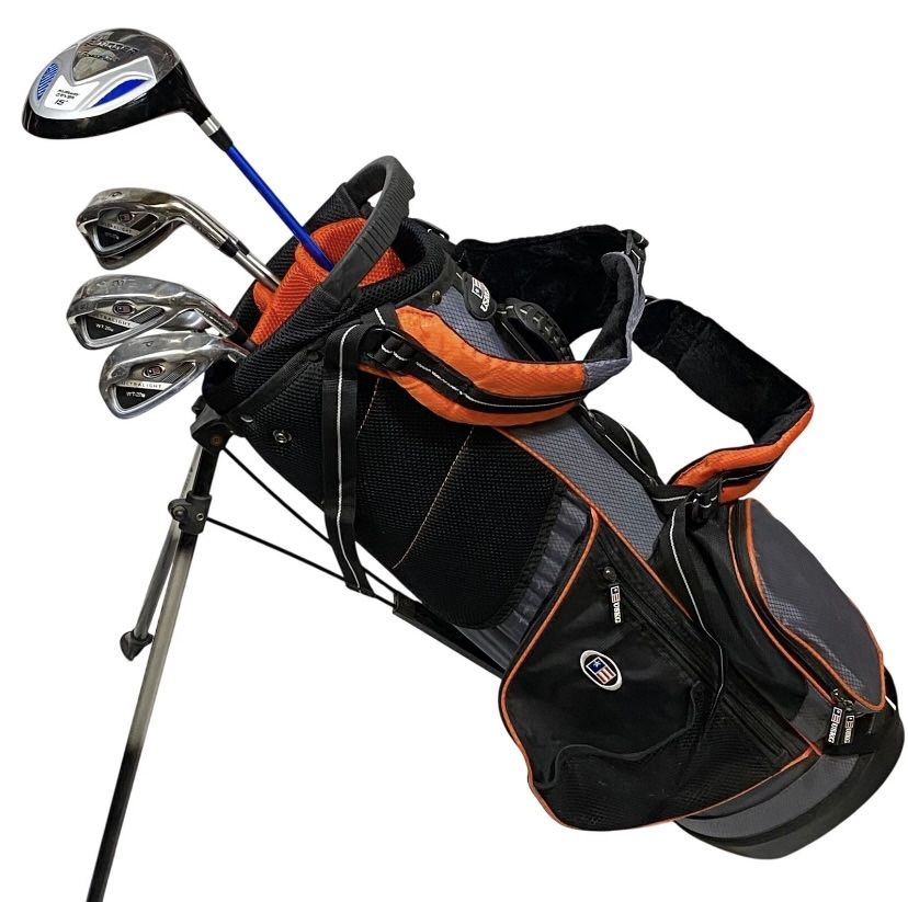 US Kids Golf USKG UL 51 Ultralight RH Golf 6pc Set Stand Bag Age 8-11 Used