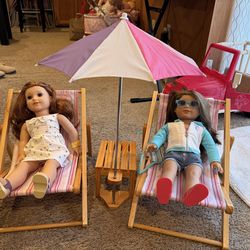 Doll Beach Chairs