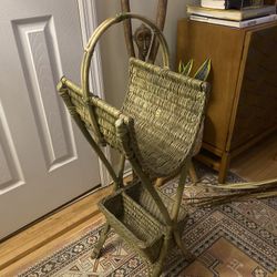 Wicker Magazine/news Paper  Holder 