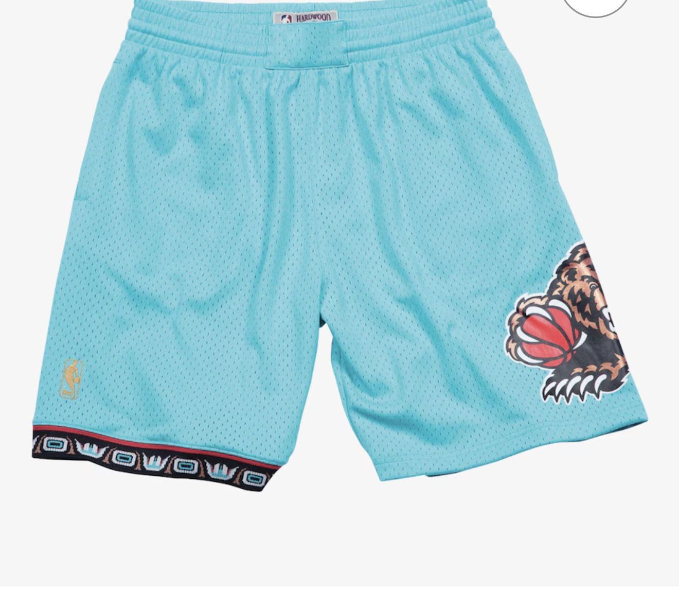 Vancouver Grizzlies NBA Throwback Shorts