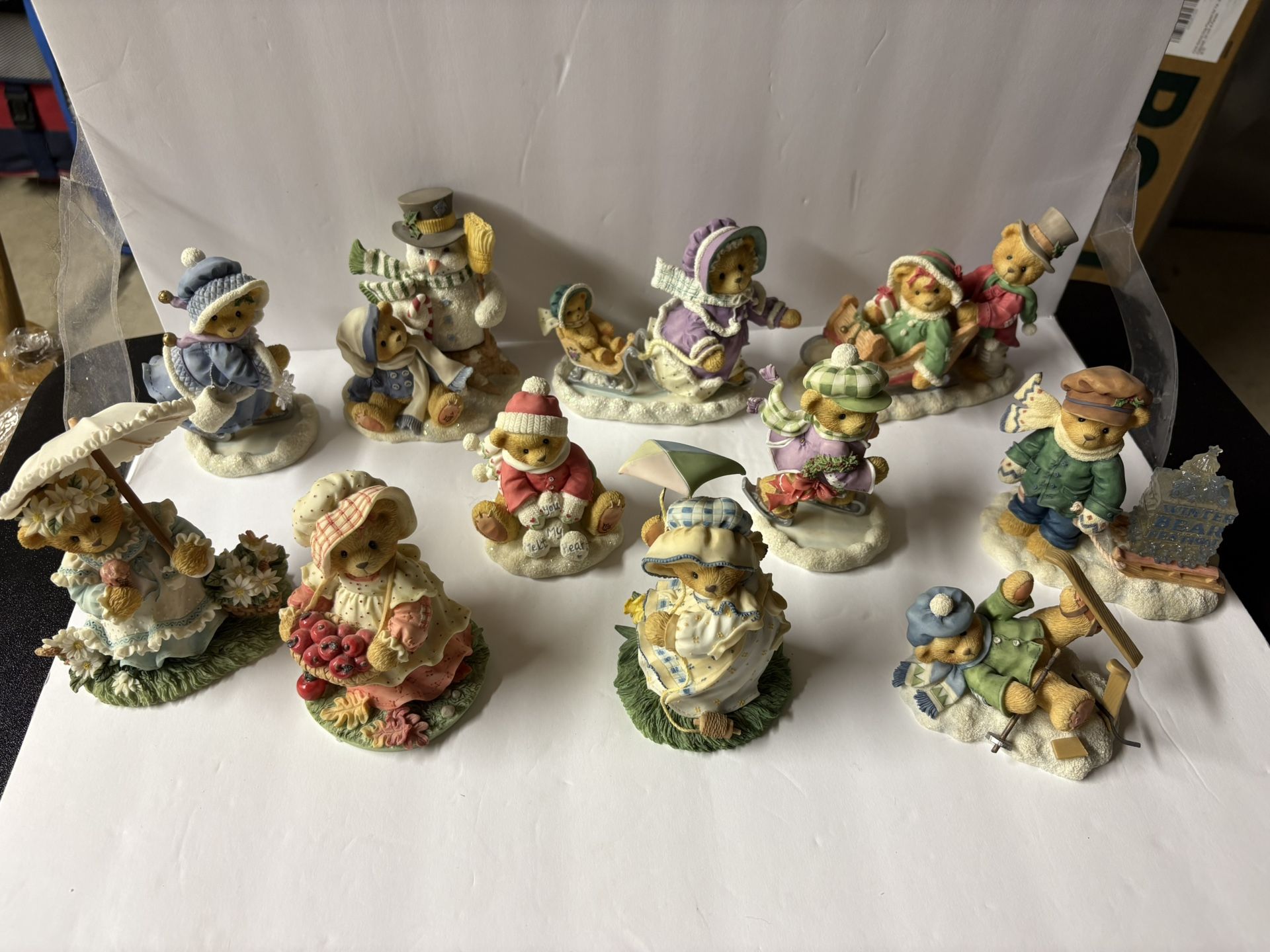 Vintage Cherished Teddies Figurines Lot Of 11 NEW Sealed W/ COA Enesco 1997