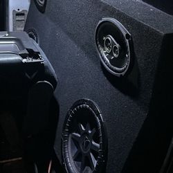 Single Cab Custom Box With Speakers