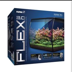 Fluval flex 2.0 9 Gallon NEW