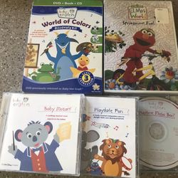 Baby Einstein And Elmo’s World DVDs And CDs 