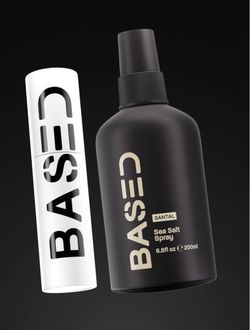 BASED BODYWORKS Texture Essentials Set Matte Volume Hair Powder + Spray NIB