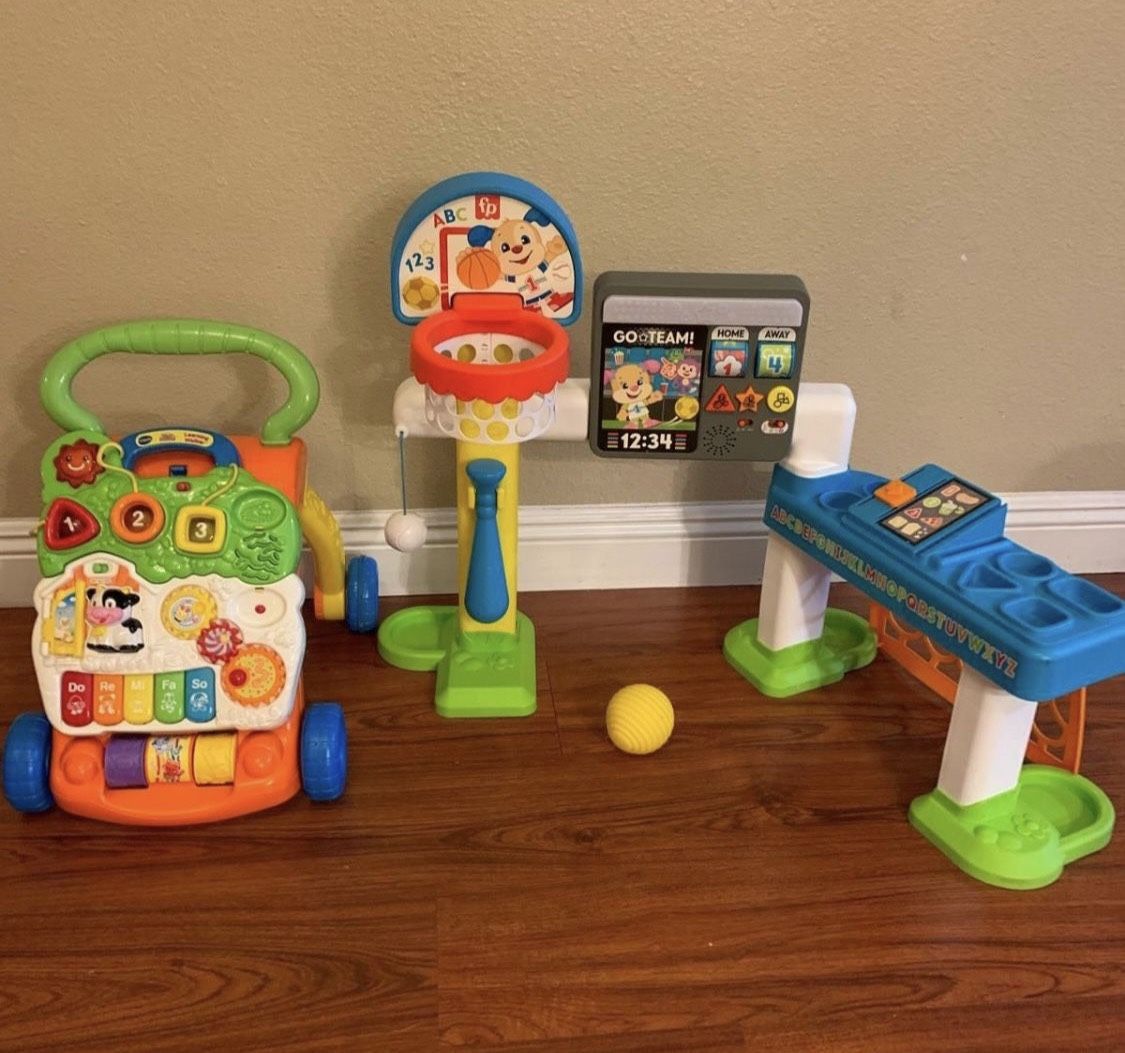 Fisher Price Laugh and Learn 4-in-1 Game Experience Play Center And Baby Walker Good condition, clean