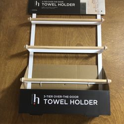 2- Over The Door Towel Holders $20 each or 2 for $30