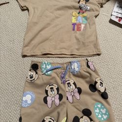 Baby Boy Mickey Minnie Mouse 2 Piece Outfit Easter Set 