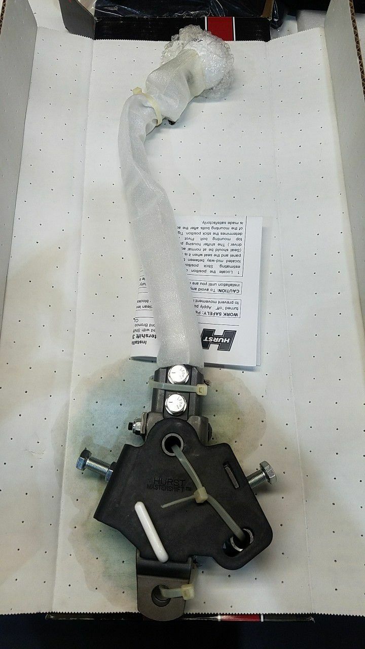 Early Ford Bronco Hurst Floor Shifter - Full Kit