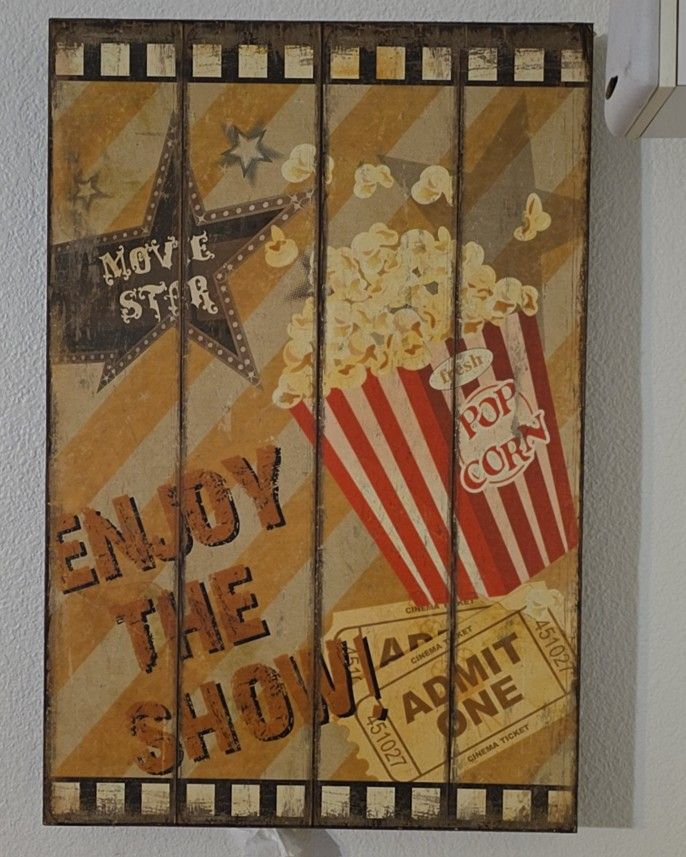 5 Movie Theater Antique Style Frames